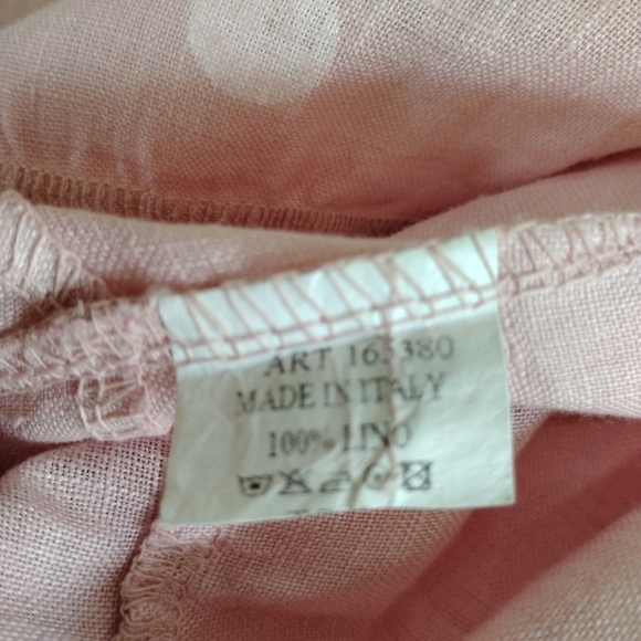 LA FILLE DU COUTURIER POLKA LINEN DRESS - Picture 8 of 10